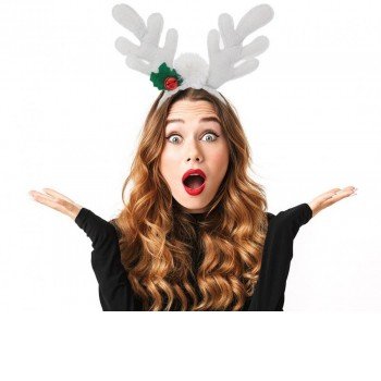 Silver, Ezüst agancs fejpánt 17 cm Silver, Ezüst agancs fejpánt 17 cm