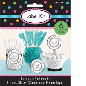 Silver, Ezüst etikett címke készlet 6 db-os Silver, Ezüst etikett címke készlet 6 db-os