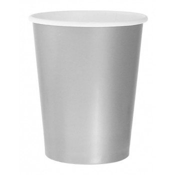 Solid Silver, Ezüst papír pohár 14 db-os 270 ml Solid Silver, Ezüst papír pohár 14 db-os 270 ml