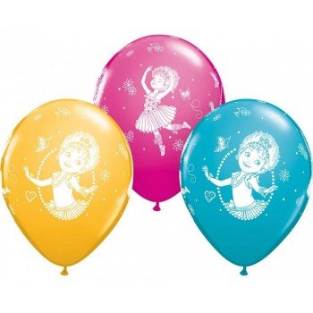 Fancy Nancy Clancy léggömb, lufi 6 db-os 12 inch (30 cm) Fancy Nancy Clancy léggömb, lufi 6 db-os 12 inch (30 cm)