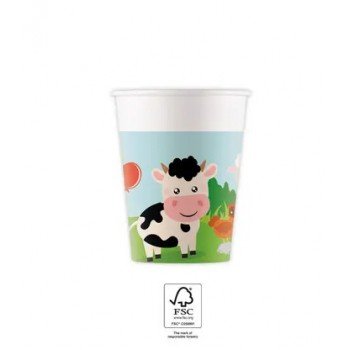 Farm papír pohár 8 db-os 200 ml FSC Farm papír pohár 8 db-os 200 ml FSC