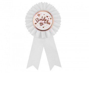 Bride to Be White, Fehér kitűző