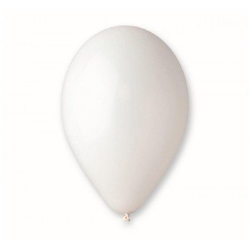 White, Fehér léggömb, lufi 10 db-os 10 inch (26 cm) White, Fehér léggömb, lufi 10 db-os 10 inch (26 cm)