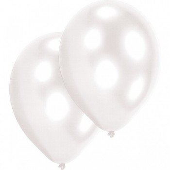 White léggömb, lufi 10 db-os 11 inch (27,5 cm) White léggömb, lufi 10 db-os 11 inch (27,5 cm)