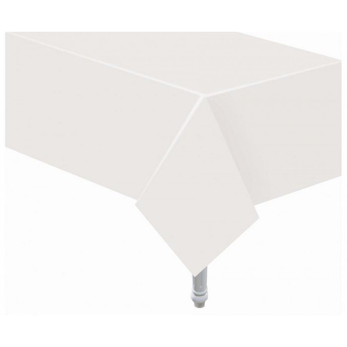 White, Fehér papír asztalterítő 132x183 cm