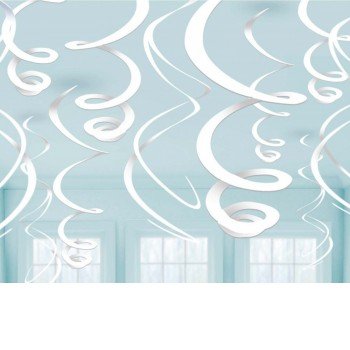 White szalag dekoráció 12 db-os szett White szalag dekoráció 12 db-os szett