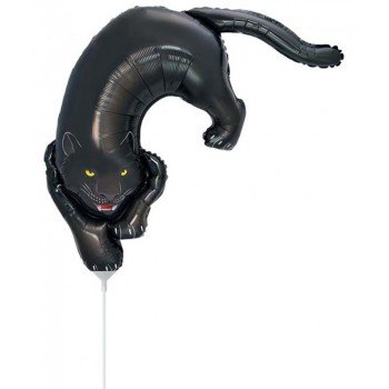 Dark Panther, Fekete párduc fólia lufi 36 cm (WP) Dark Panther, Fekete párduc fólia lufi 36 cm (WP)