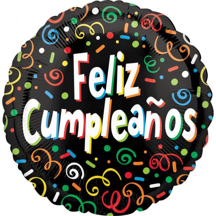 Feliz Cumpleaños fólia lufi 43 cm