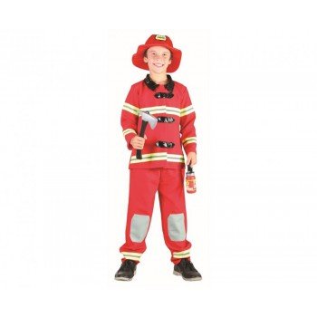 Fire Fighter, Tűzoltó jelmez 110/120 cm Fire Fighter, Tűzoltó jelmez 110/120 cm