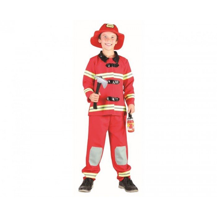 Fire Fighter, Tűzoltó jelmez 110/120 cm