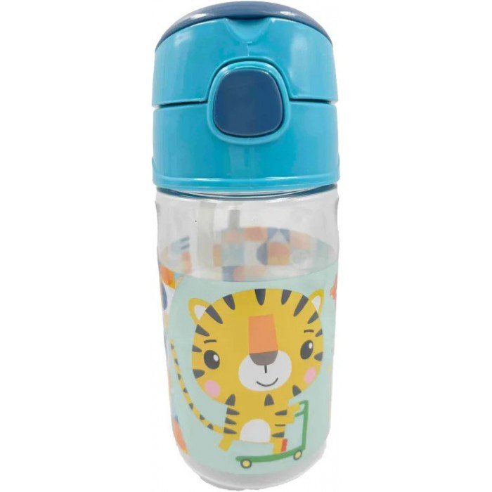 Fisher-Price Animals Tyger műanyag kulacs akasztóval 350 ml