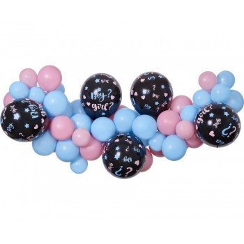 He or She léggömb, lufi girland szett 65 db-os He or She léggömb, lufi girland szett 65 db-os