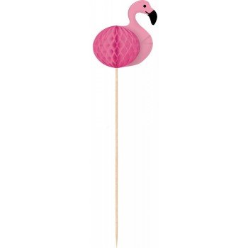 Flamingó koktél díszítő pálca 10 db-os Flamingó koktél díszítő pálca 10 db-os