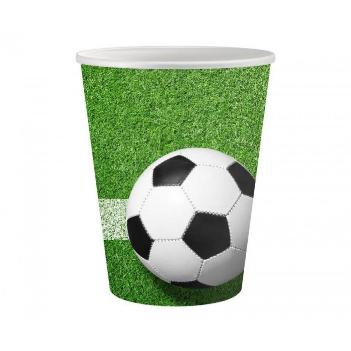 Football, Focis papír pohár 6 db-os 200 ml