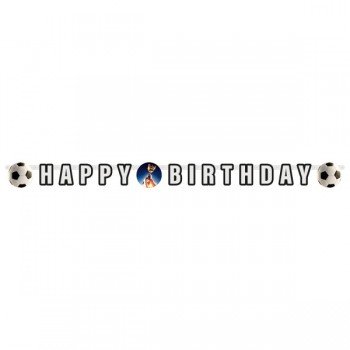 Focis Kick It Happy Birthday papír felirat 180 cm Focis Kick It Happy Birthday papír felirat 180 cm
