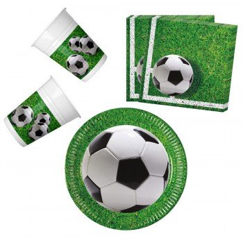 Focis Soccer Field party szett 36 db-os 23 cm-es tányérral Focis Soccer Field party szett 36 db-os 23 cm-es tányérral