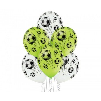 Football, Focis léggömb, lufi 6 db-os 12 inch (30 cm) Football, Focis léggömb, lufi 6 db-os 12 inch (30 cm)