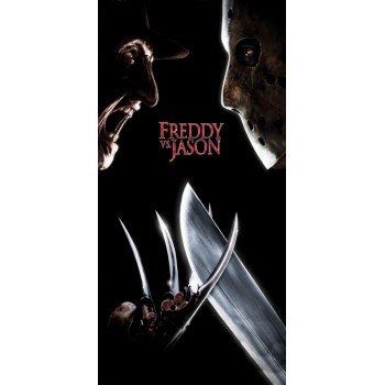Freddy vs. Jason fürdőlepedő, strand törölköző 70*140cm Freddy vs. Jason fürdőlepedő, strand törölköző 70*140cm