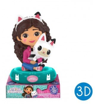 Gabi babaháza éjjeli lámpa, éjszakai fény LED 3D Gabi babaháza éjjeli lámpa, éjszakai fény LED 3D