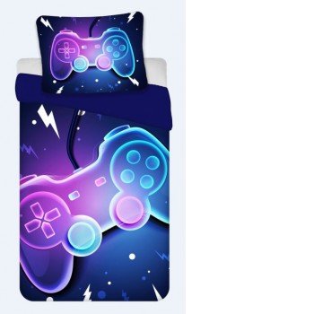 Gamer ágyneműhuzat 140×200cm, 70×90 cm