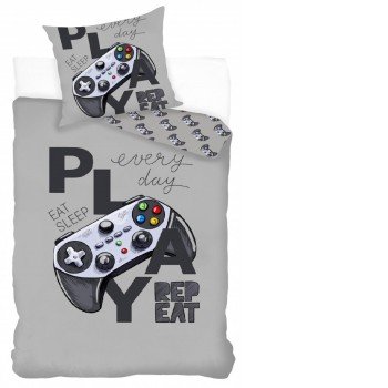 Gamer ágyneműhuzat 140×200cm, 70×90 cm