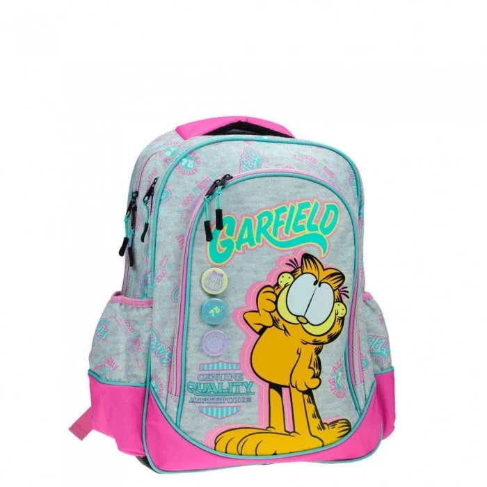 Garfield iskolatáska, táska kitűzővel 46 cm Garfield iskolatáska, táska kitűzővel 46 cm