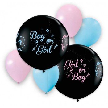 Gender reveal, Fiú vagy Lány léggömb, lufi szett Gender reveal, Fiú vagy Lány léggömb, lufi szett