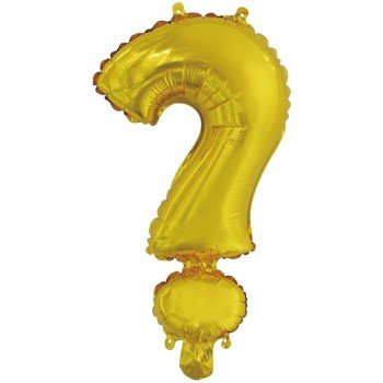 Gold, Arany ? betű fólia lufi, 46 cm Gold, Arany ? betű fólia lufi, 46 cm