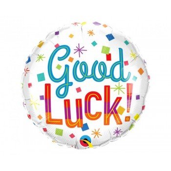 Good Luck Confetti fólia lufi 46 cm Good Luck Confetti fólia lufi 46 cm
