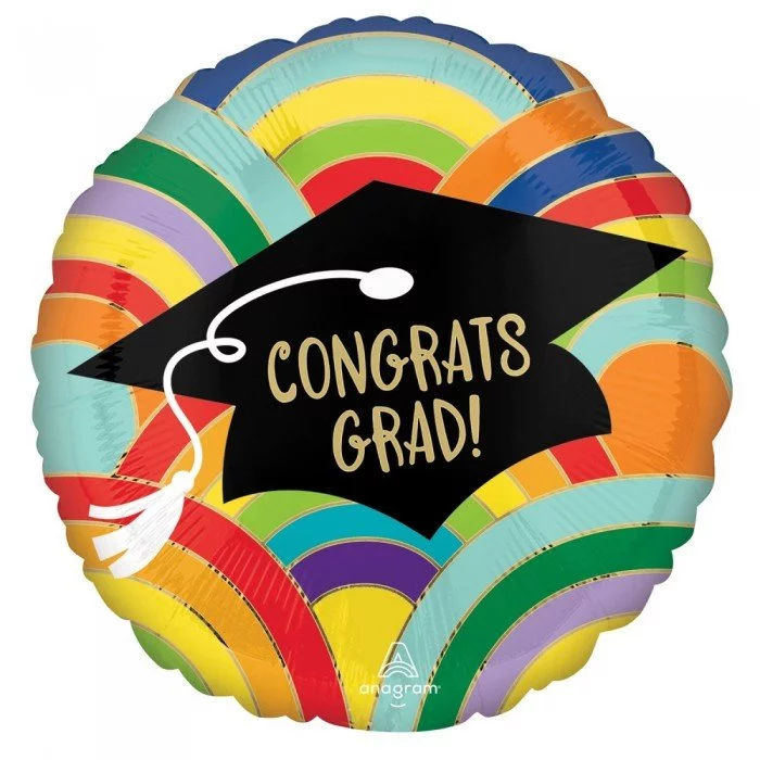 Graduation, Ballagás fólia lufi 43 cm Graduation, Ballagás fólia lufi 43 cm