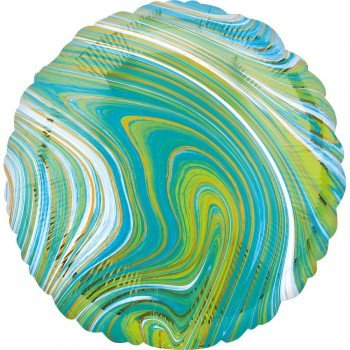 Green Circle, Zöld Fólia lufi 43 cm Green Circle, Zöld Fólia lufi 43 cm