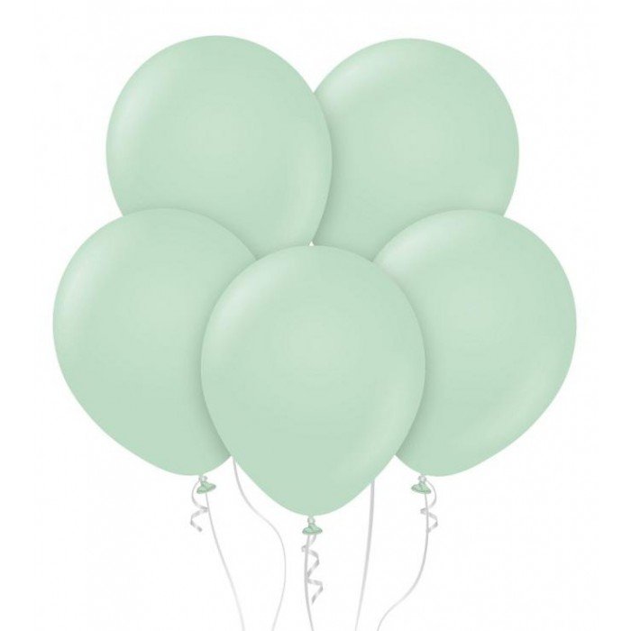 Green Macaron, Zöld léggömb, lufi 10 db-os 12 inch (30 cm) Green Macaron, Zöld léggömb, lufi 10 db-os 12 inch (30 cm)