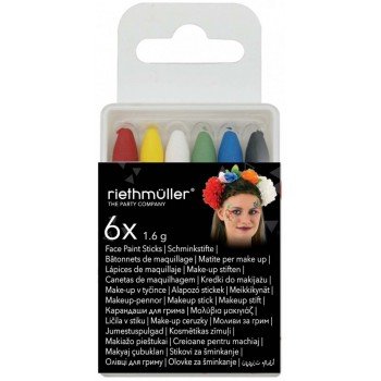 Halloween arcfestő készlet 6 db-os Halloween arcfestő készlet 6 db-os