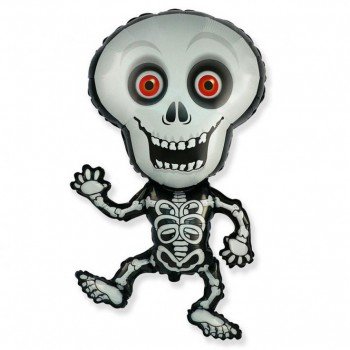Halloween Csontváz Smile fólia lufi 101 cm (WP) Halloween Csontváz Smile fólia lufi 101 cm (WP)