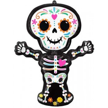 Halloween Day of the Dead fólia lufi 86 cm Halloween Day of the Dead fólia lufi 86 cm