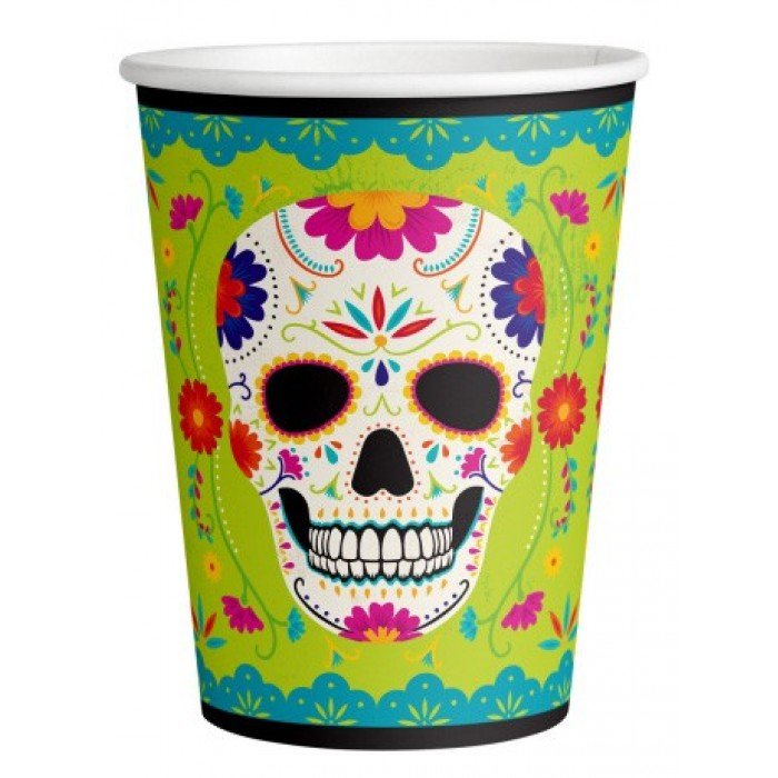 Day Of The Dead papír pohár 8 db-os 250 ml