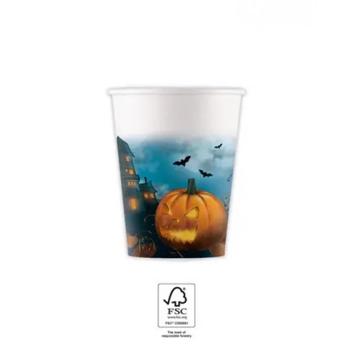 Halloween Sensations papír pohár 8 db-os 200 ml FSC