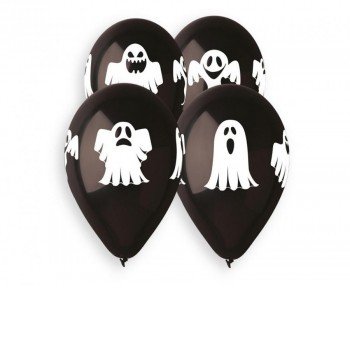 Halloween Ghosts, Szellemek léggömb, lufi 5 db-os 13 inch (30 cm) Halloween Ghosts, Szellemek léggömb, lufi 5 db-os 13 inch (30 cm)