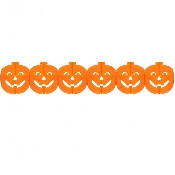 Halloween Tök papír girland 300 cm Halloween Tök papír girland 300 cm