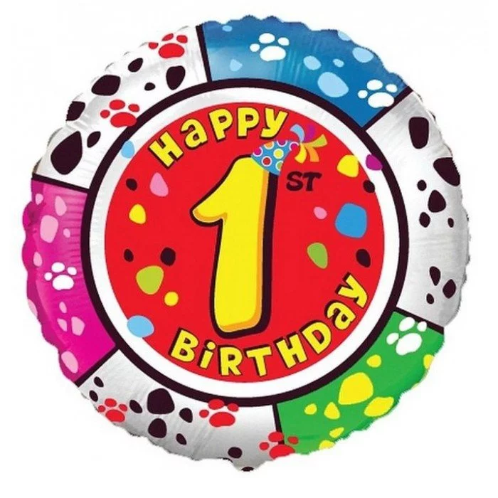 Happy Birthday 1 fólia lufi 46 cm (WP) Happy Birthday 1 fólia lufi 46 cm (WP)