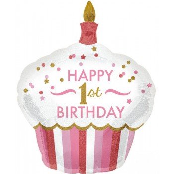 Happy Birthday 1 fólia lufi 91 cm Happy Birthday 1 fólia lufi 91 cm