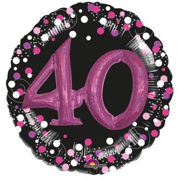 Happy Birthday 40 Fólia lufi 81 cm Happy Birthday 40 Fólia lufi 81 cm