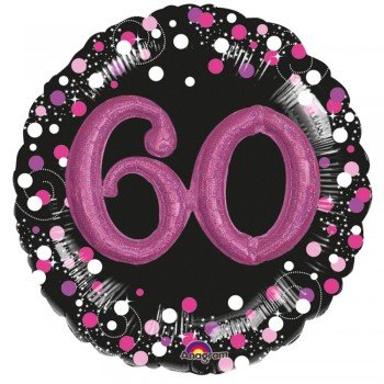 Happy Birthday 60 Fólia lufi 81 cm Happy Birthday 60 Fólia lufi 81 cm