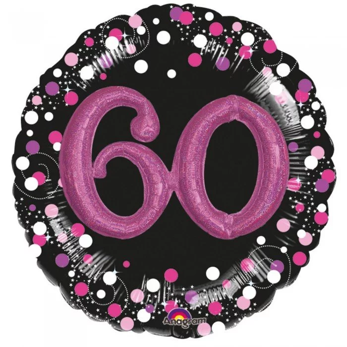 Happy Birthday 60 Fólia lufi 81 cm Happy Birthday 60 Fólia lufi 81 cm