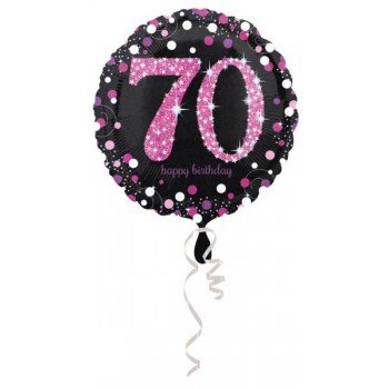 Happy Birthday 70 Fólia lufi 45 cm Happy Birthday 70 Fólia lufi 45 cm