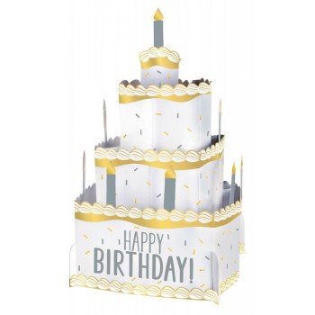 Happy Birthday Arany Ezüst asztali dekoráció