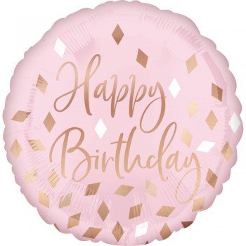Happy Birthday fólia lufi 43 cm Happy Birthday fólia lufi 43 cm
