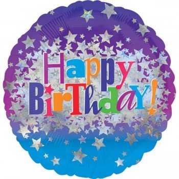 Happy Birthday Fólia lufi 43 cm Happy Birthday Fólia lufi 43 cm