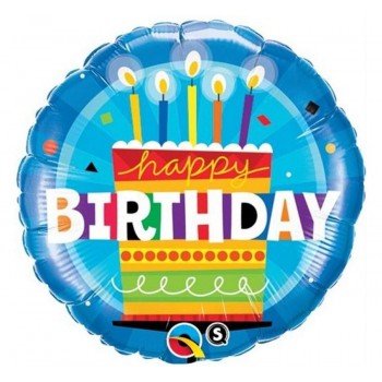 Happy Birthday Cake, Torta fólia lufi 46 cm Happy Birthday Cake, Torta fólia lufi 46 cm