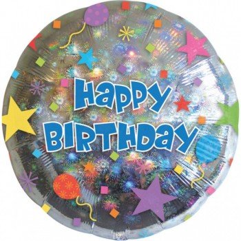 Happy Birthday Confetti fólia lufi 45 cm Happy Birthday Confetti fólia lufi 45 cm